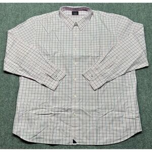 UNTUCKit Montiano Shirt Mens 3XL Regular Pink Plaid Long Sleeve Button Up New